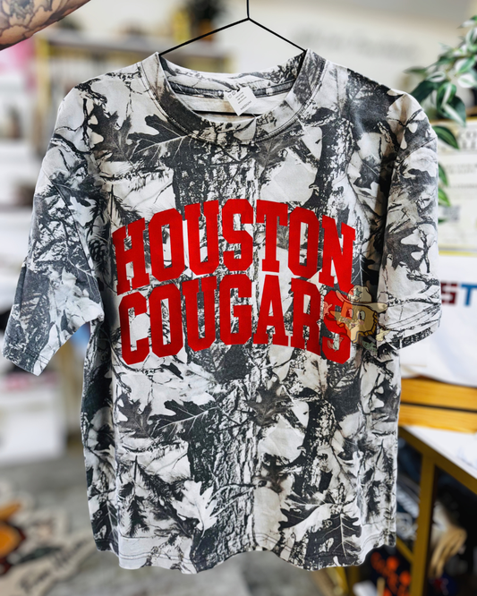 Houston Cougars / Texas UH - Graywash Camo