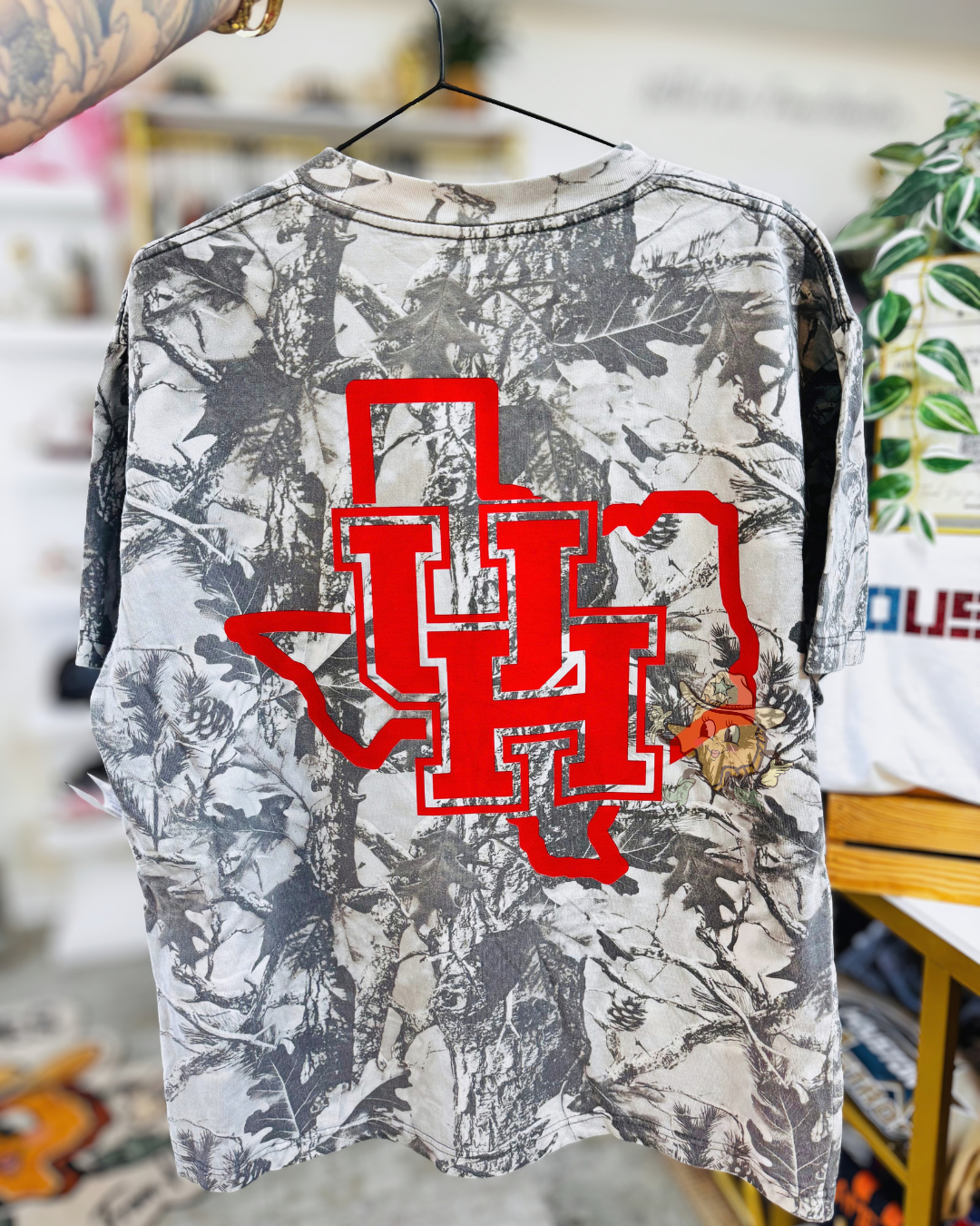 Houston Cougars / Texas UH - Graywash Camo