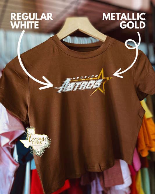 '95 Crop Tee - Brown