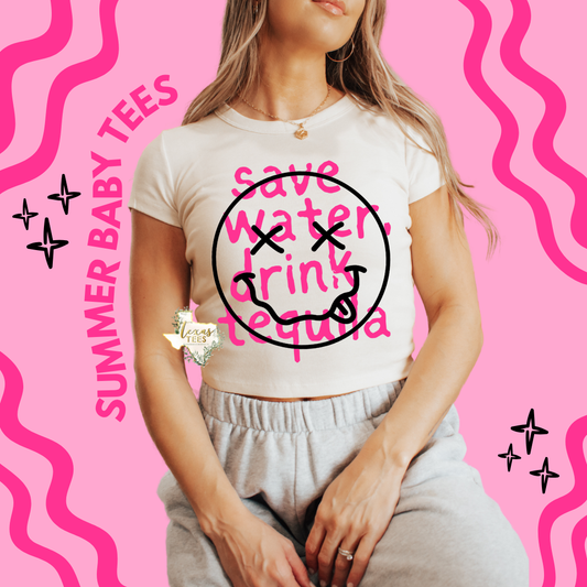 Save Water Drink Tequila Baby Tee