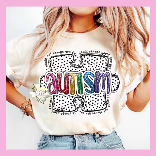 Autism Glitter Puzzle