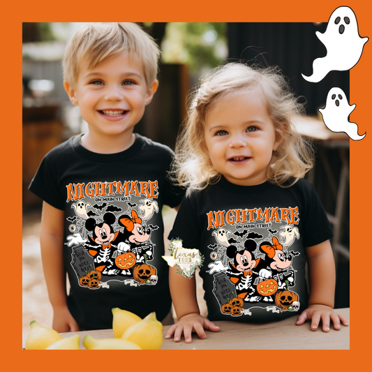 Nightmare on Main Street Mouses - KID SIZES