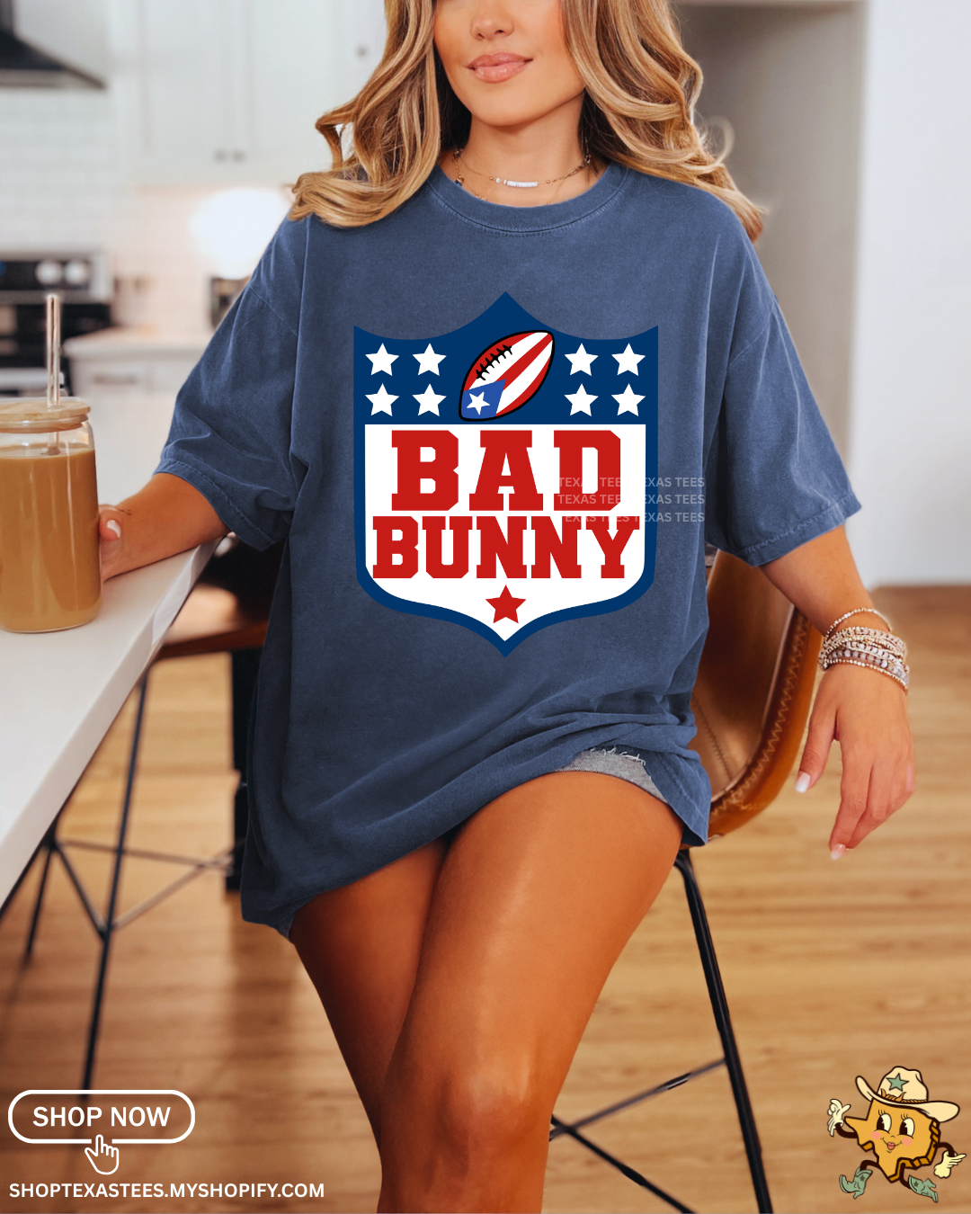 Bad Bunny Football Logo