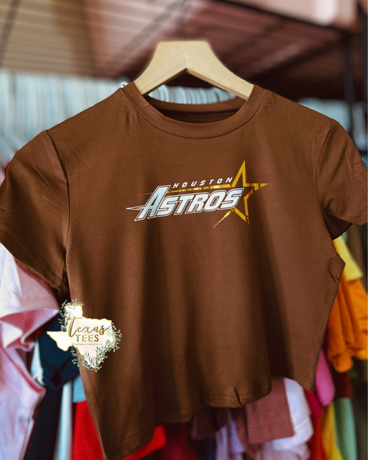 '95 Crop Tee - Brown