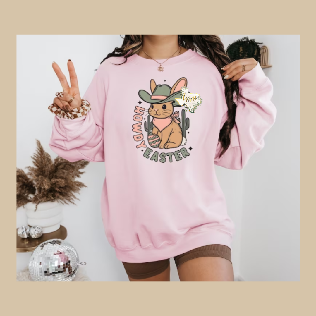 Howdy Easter- Western Bunny  - KIDS SIZES