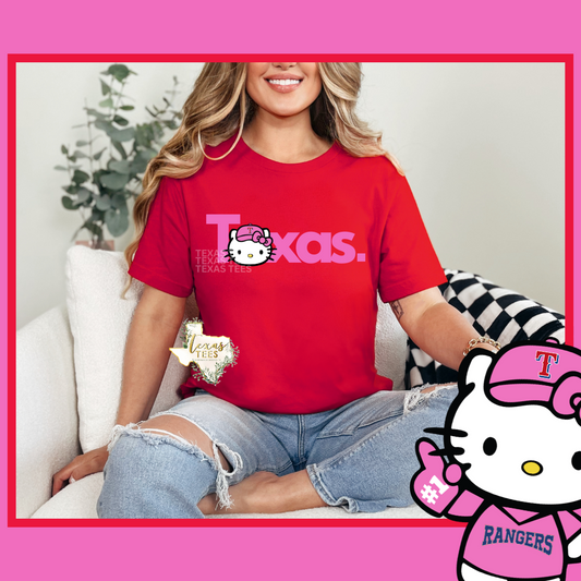HK Texas PINK LETTERING - KID SIZES
