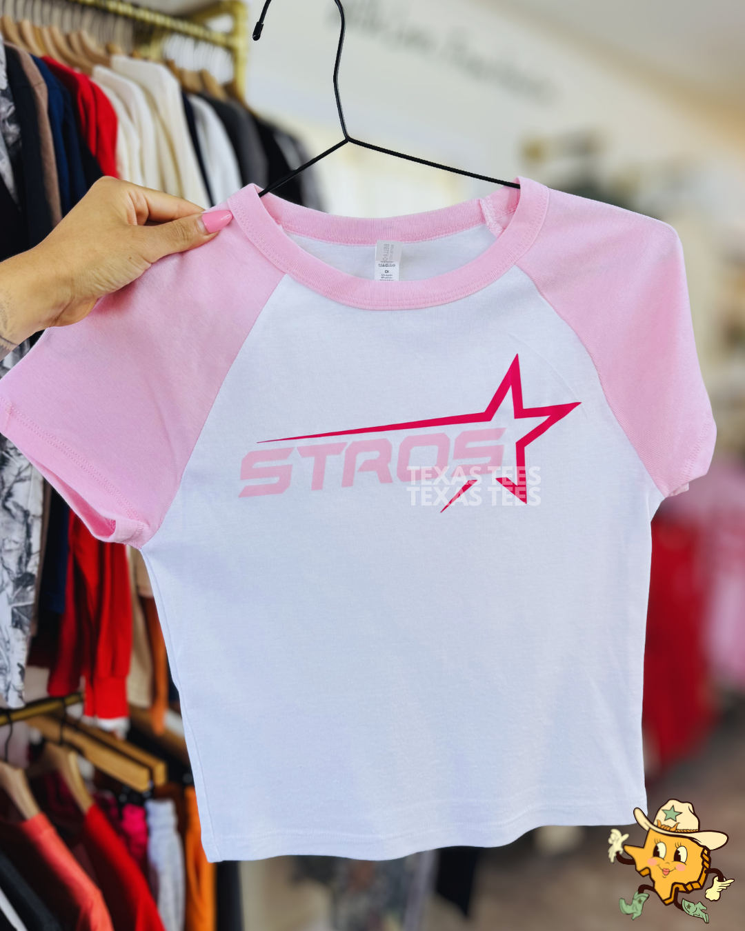 City Connect Pink - Baby Pink/White Baby Tee