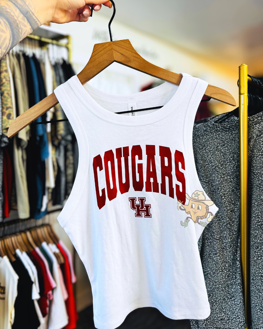 Cougars UH- White Tank Top