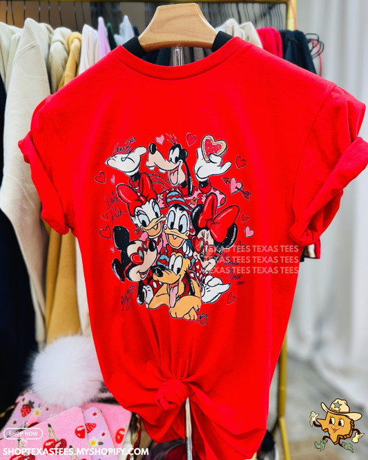 Mouse and Friends Valentines