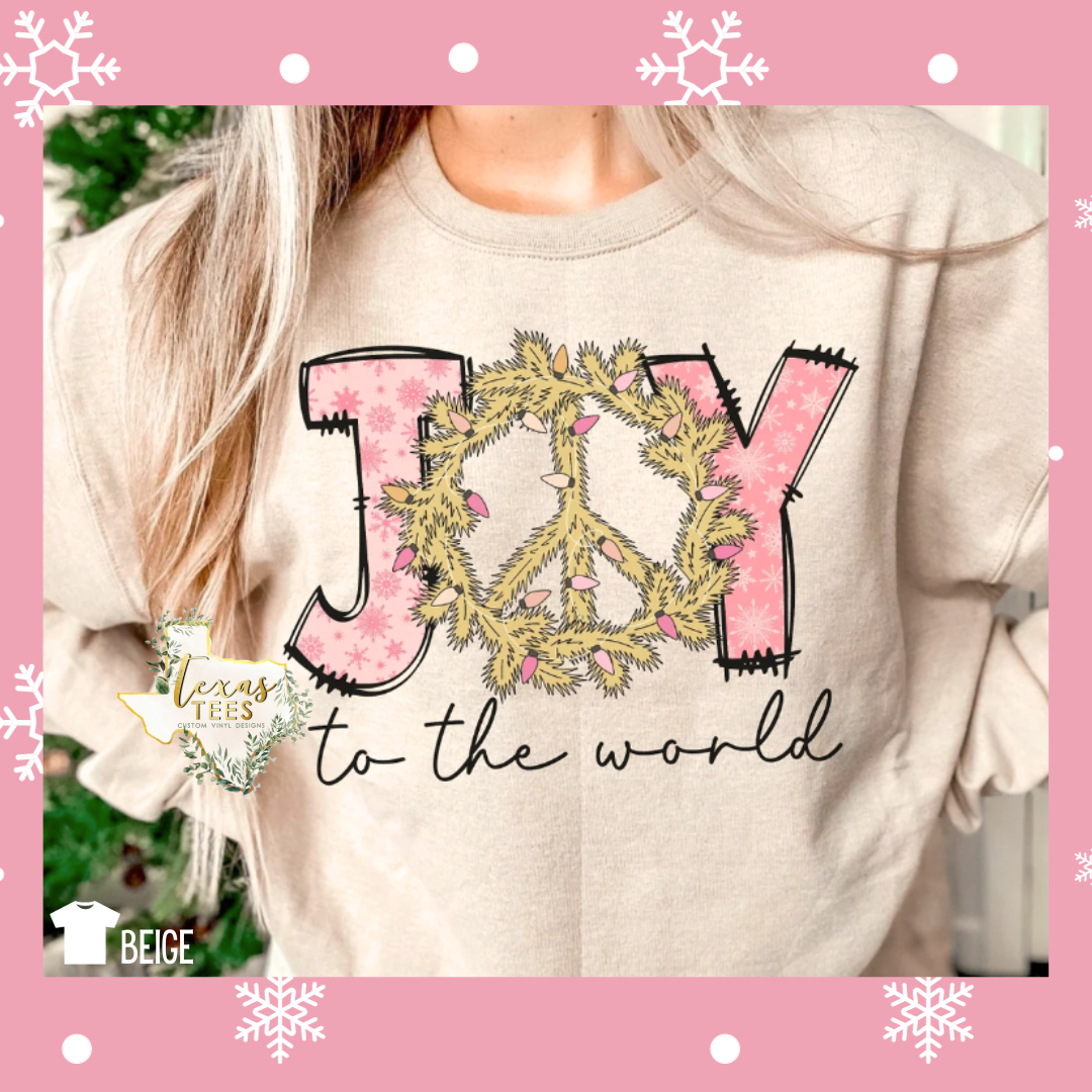 Copy of Joy To The World - Pink