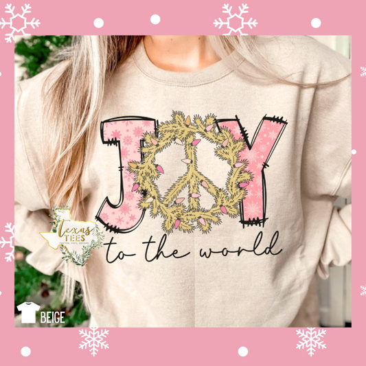 Copy of Joy To The World - Pink