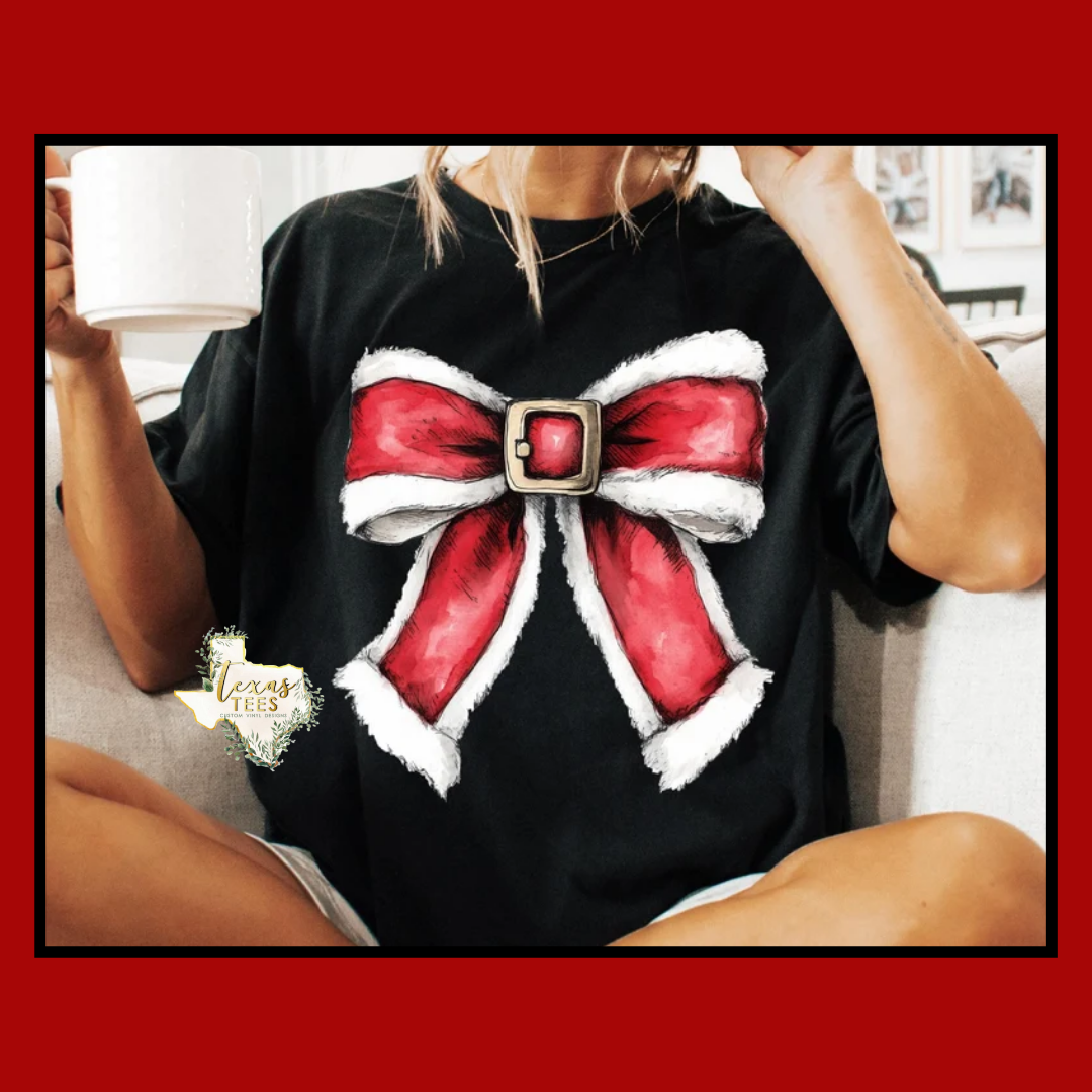 Santa Bow - ADULT SIZES