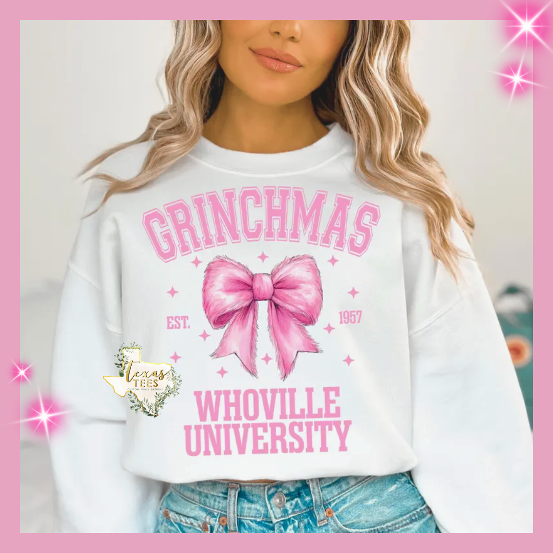 Grinchmas Whoville University Coquette - ADULT SIZES