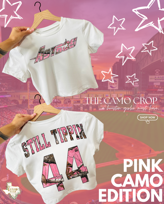 The Pink Camo Crop