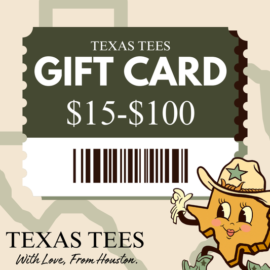 Texas Tees Gift Card