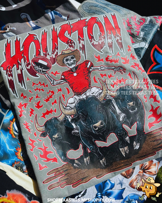 Texans Skeleton Tee