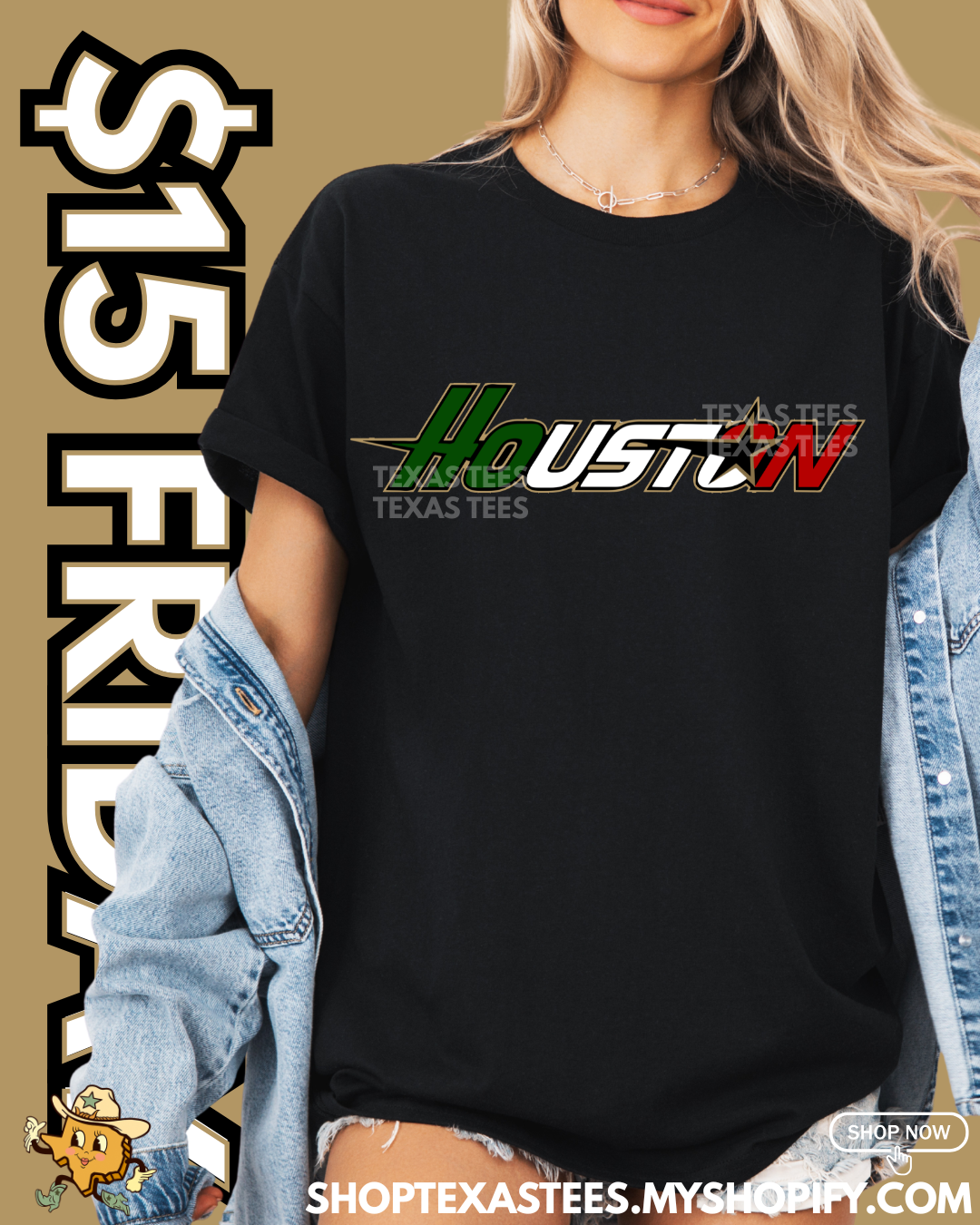 $15 FRIDAY : Newborn - Adult 5XL Sizes