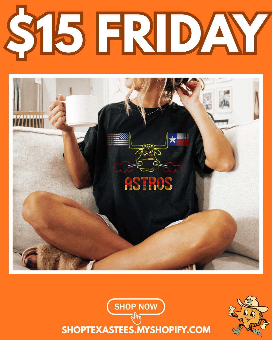 $15 FRIDAY : Newborn - Adult 5XL Sizes