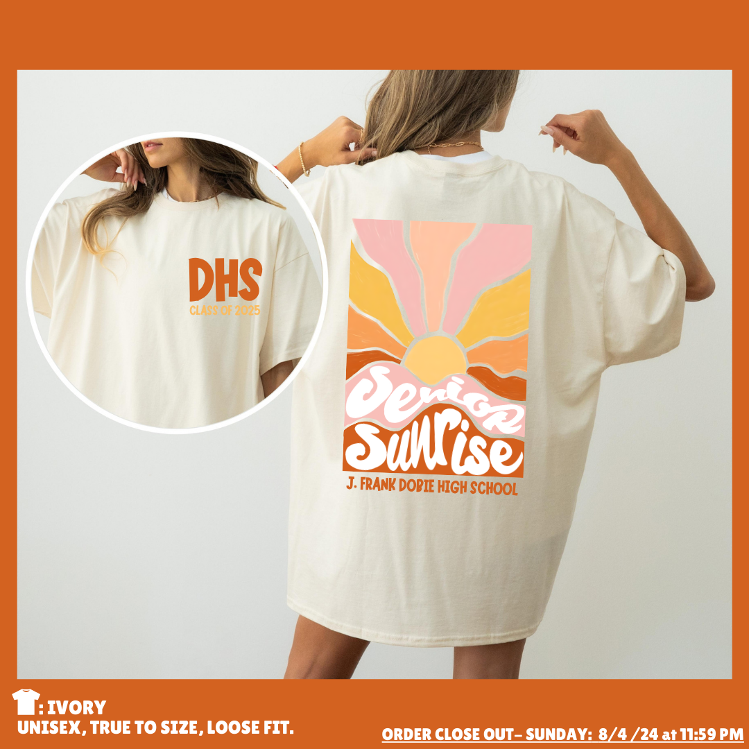 DOBIE HS: SENIOR SUNRISE TEE