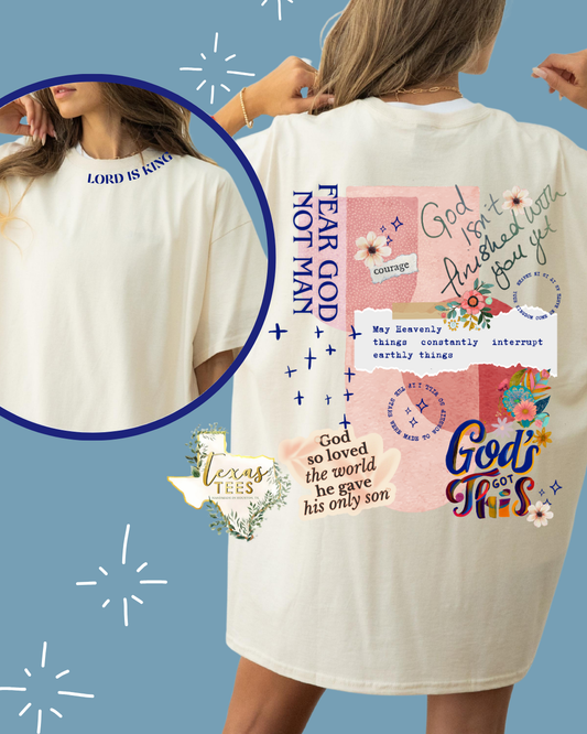 Lord is King - Multiple color choices