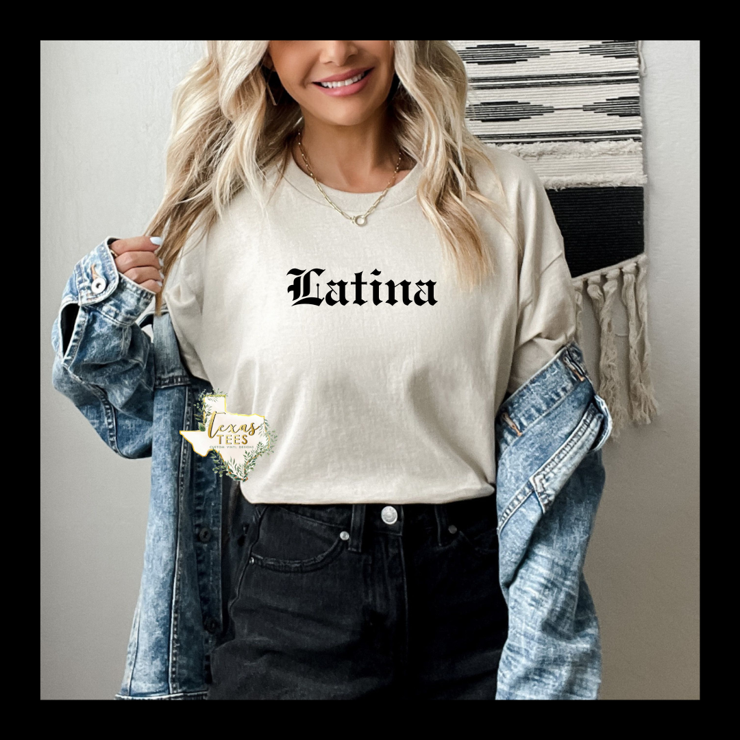 Latina - Old English Font