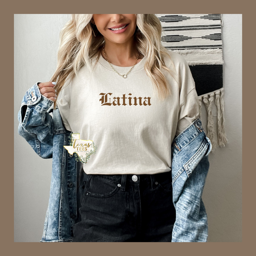 Latina - Old English Font