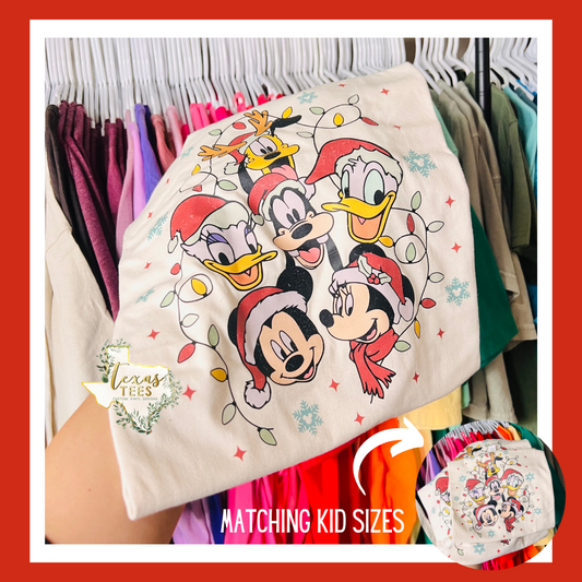 Mouse and Friends Christmas - ADULT SIZES