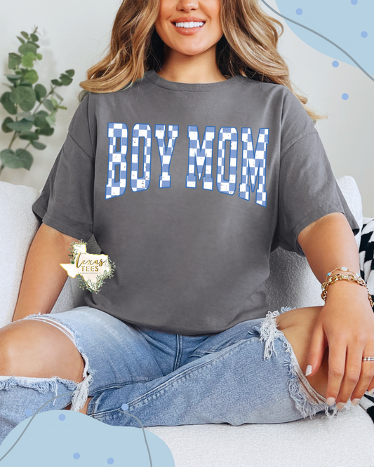 Boy Mama Checkered