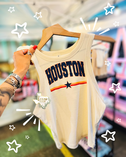Houston Rainbow Tank - Ivory