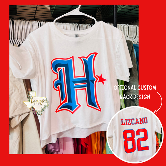 Houston H - Crop Tee