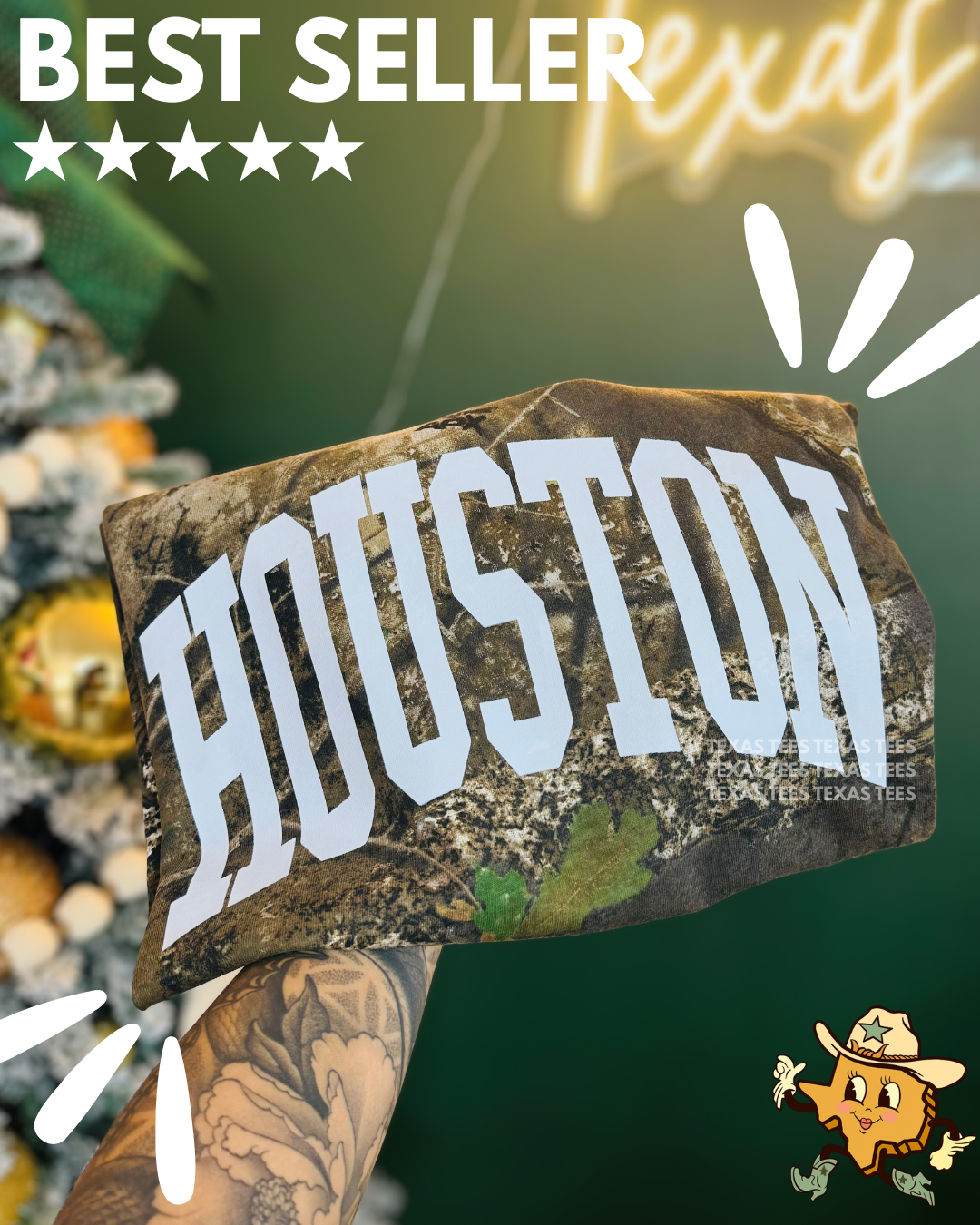 Houston Camo Tee