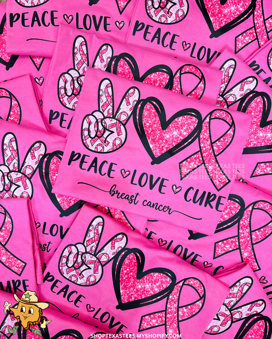 Peace Love Cure Breast Cancer