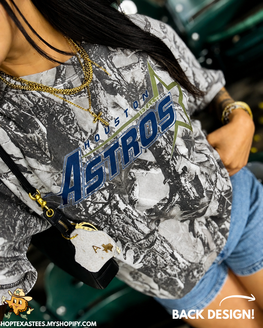 Houston vs. Everybody NAVY- Camo Heavyweight Oversized Tee