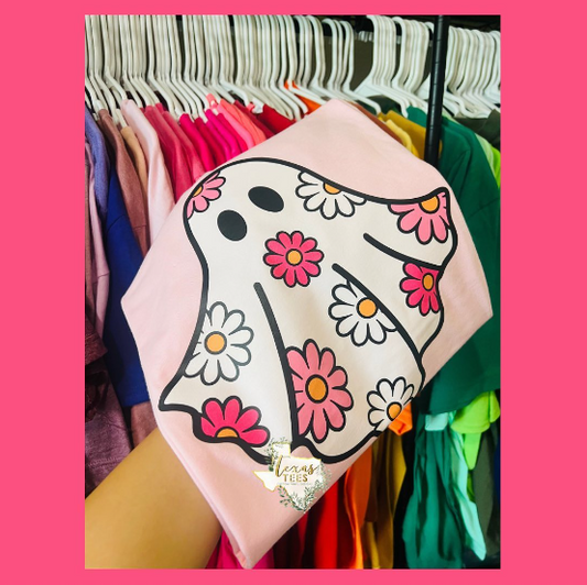 Pink Floral Ghost
