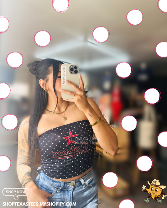 Polka Dot Tube Top - OG Pink Design