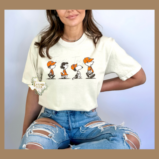 Baseball Peanuts Tee