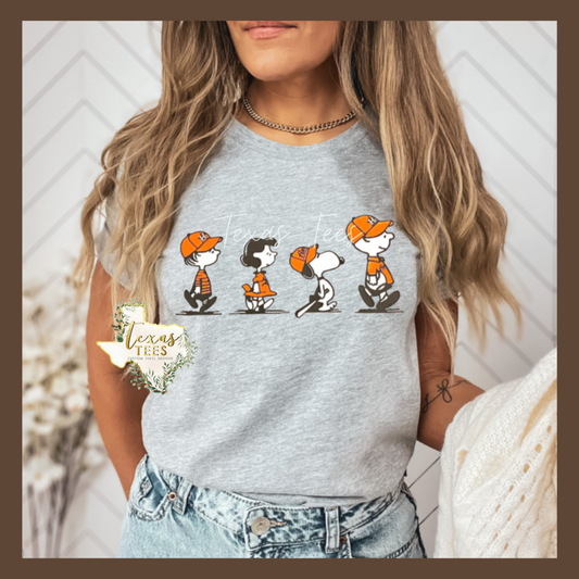 Baseball Peanuts Tee