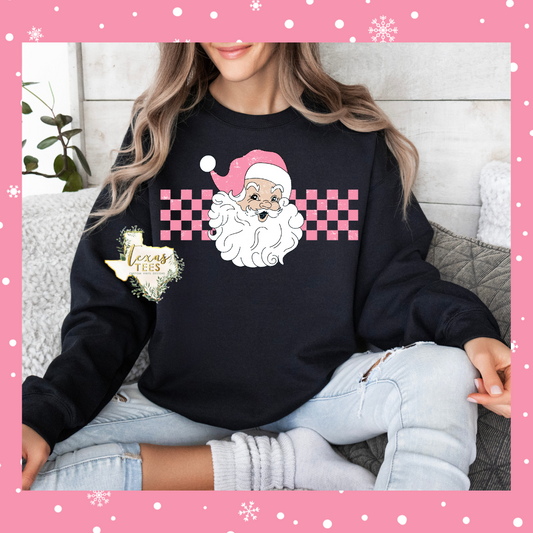 Retro Santa - Pink