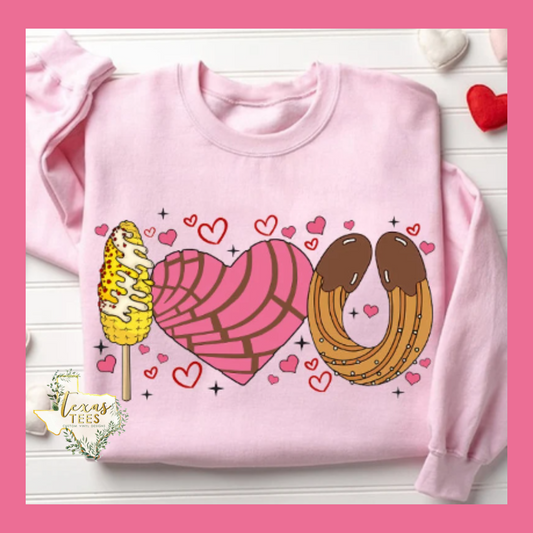 ILY - Elote, Concha, Churro Design