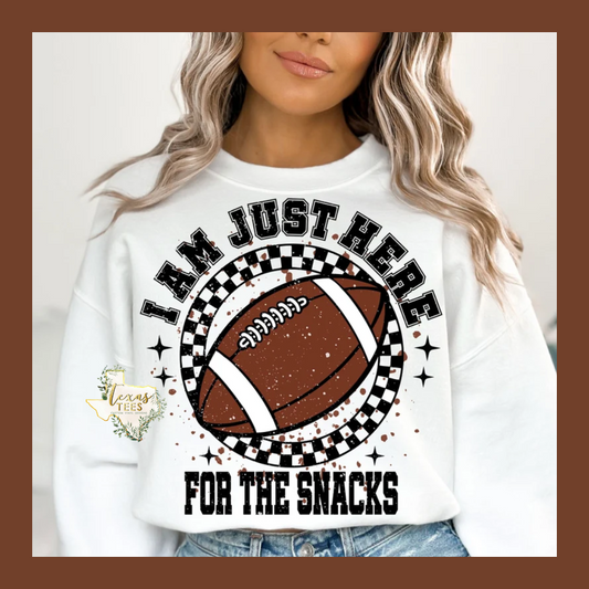 I'm just here for the snacks - football design