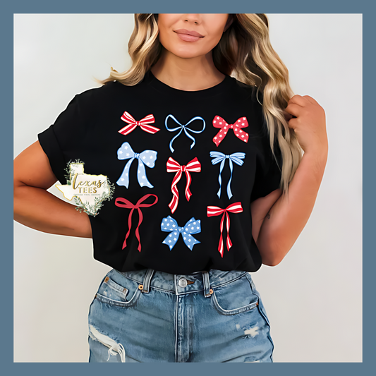 Red, White and Blue Coquette