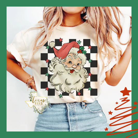 Santa Checkered