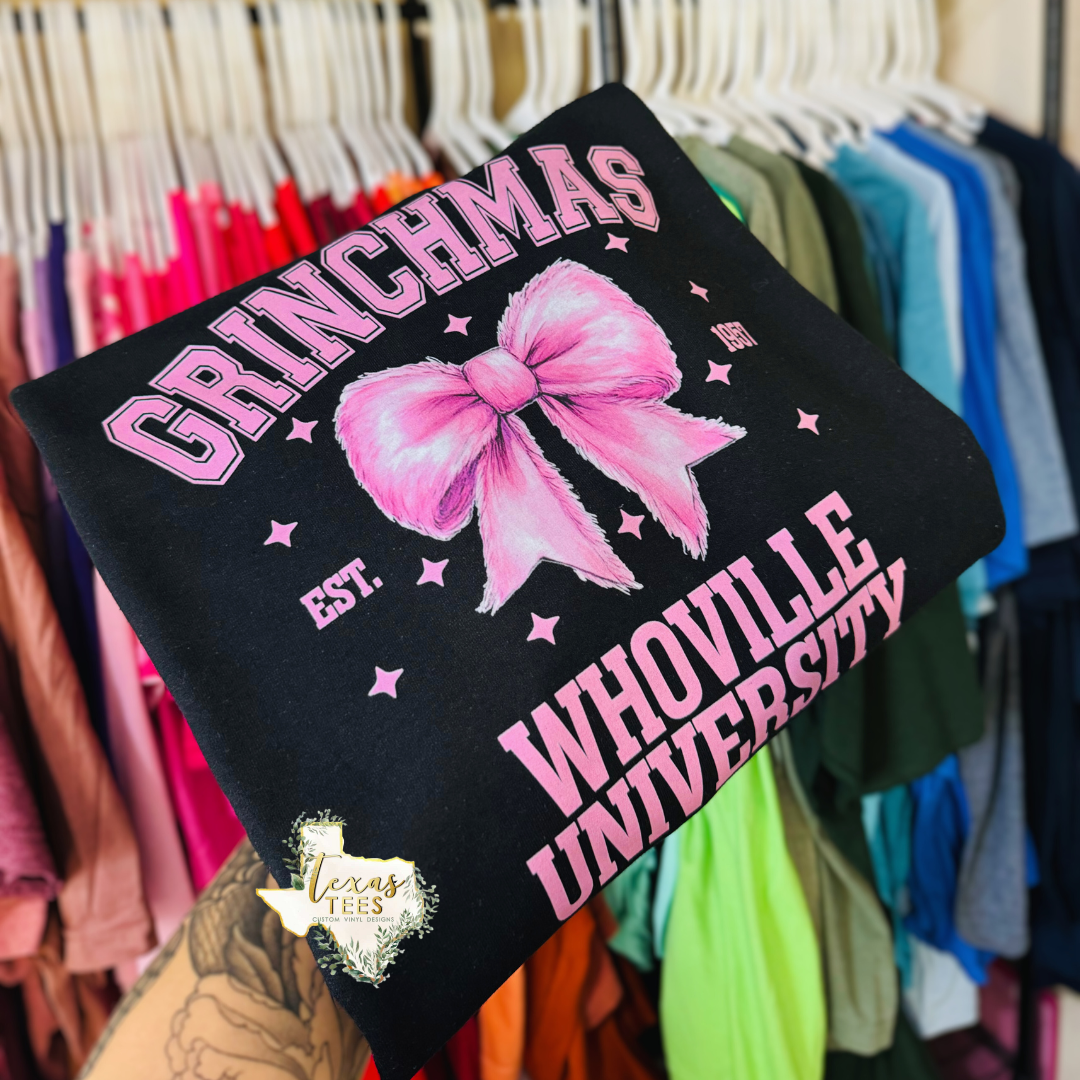 Grinchmas Whoville University Coquette - ADULT SIZES