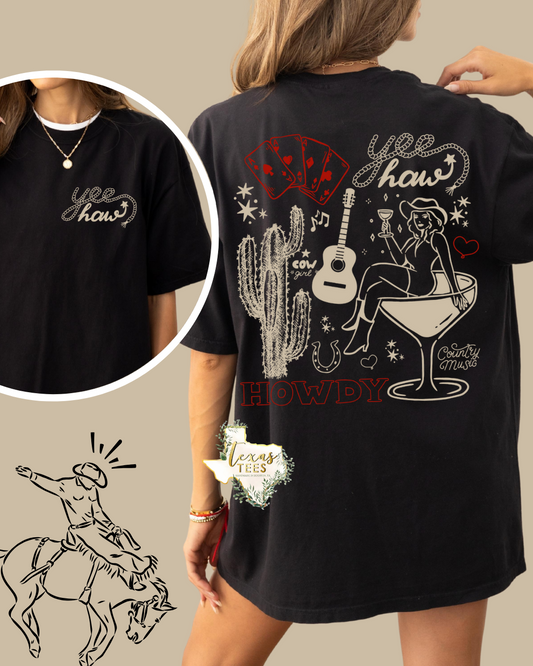 Ready to Rodeo! (YeeHaw) - front pocket/back design