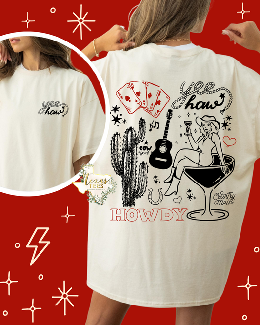 Ready to Rodeo! (YeeHaw) - front pocket/back design