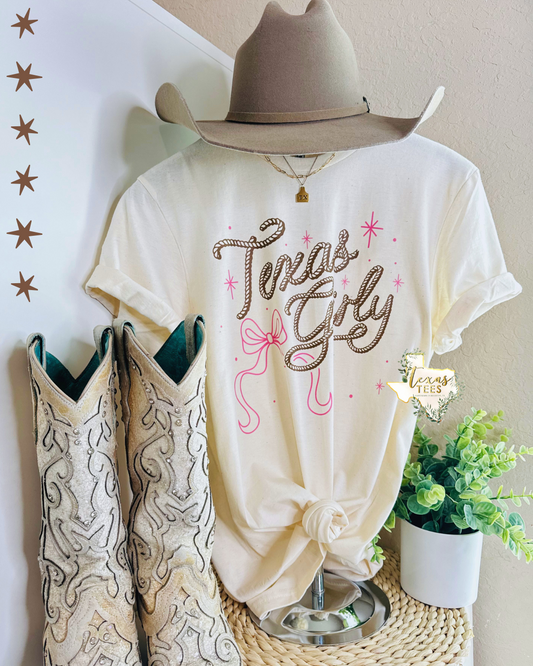 Texas Girly Coquette - Brown Design