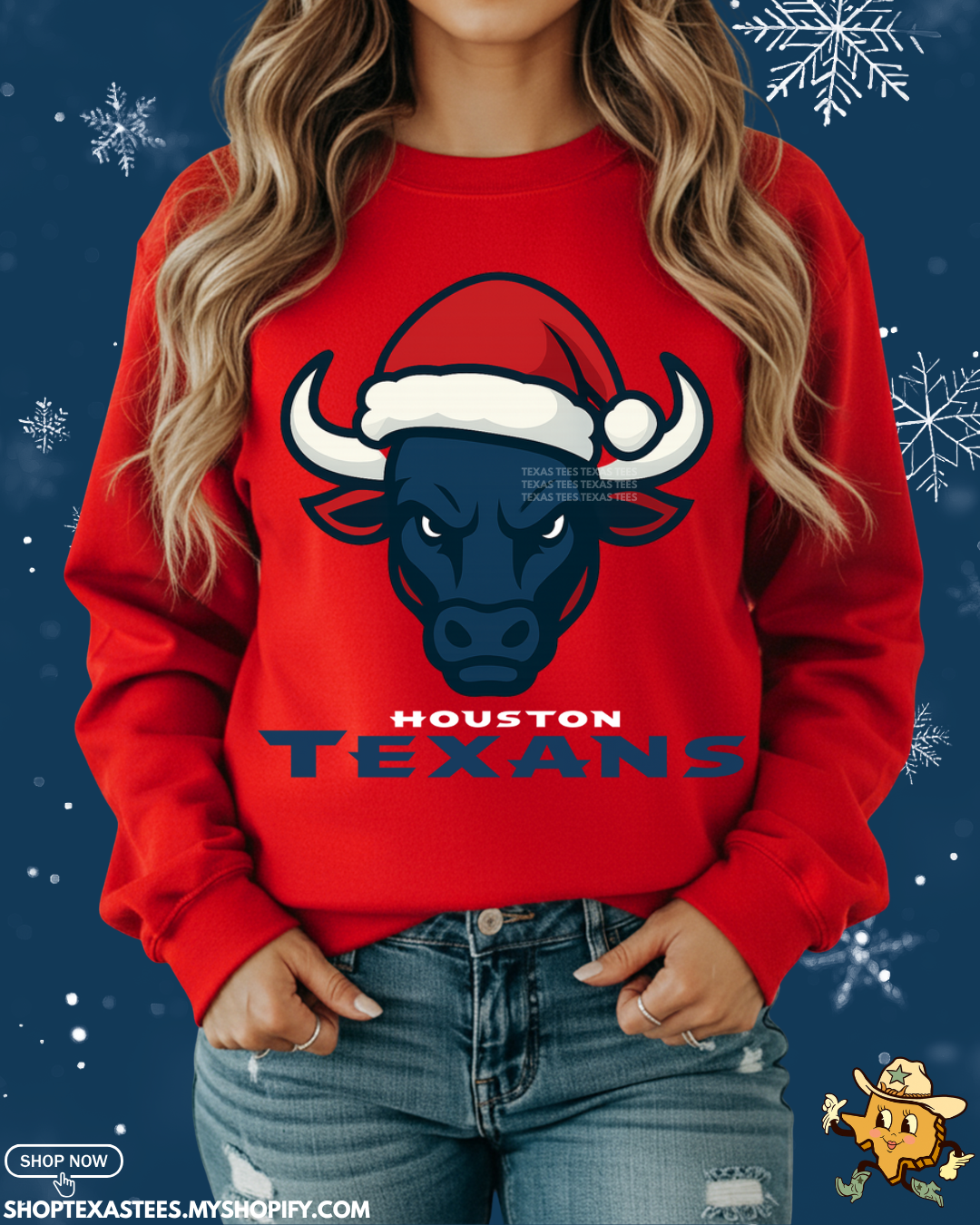 HOU Bull Christmas