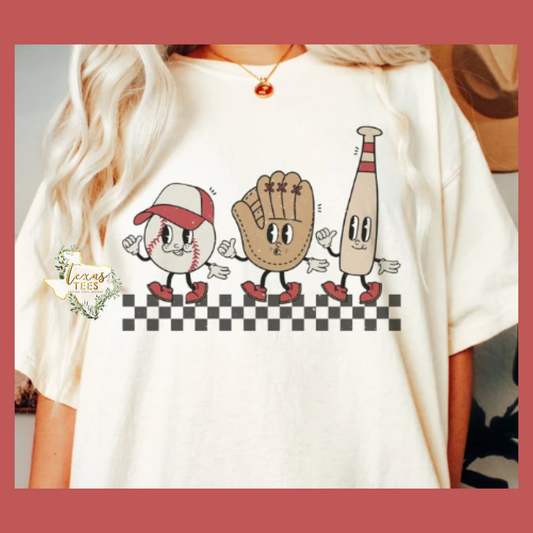 Retro Baseball Characters