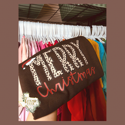 Merry Christmas - Cheetah Design