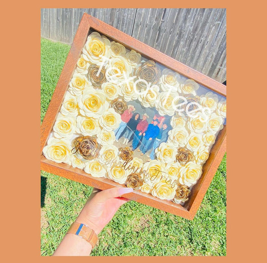 11x14 Full Flower Shadow Box